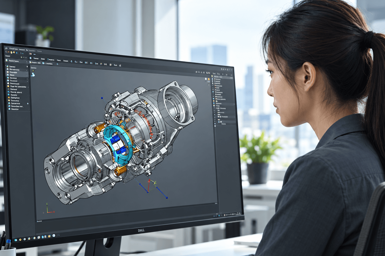 Siemens NX 차량 제품 설계 이미지
